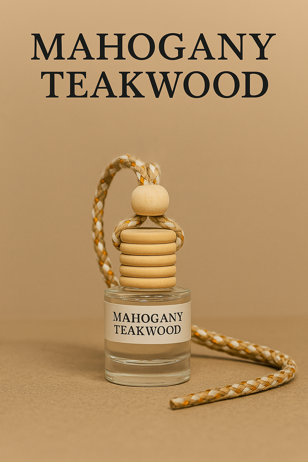 Premium Mahogany Teakwood Reed Car Freshener