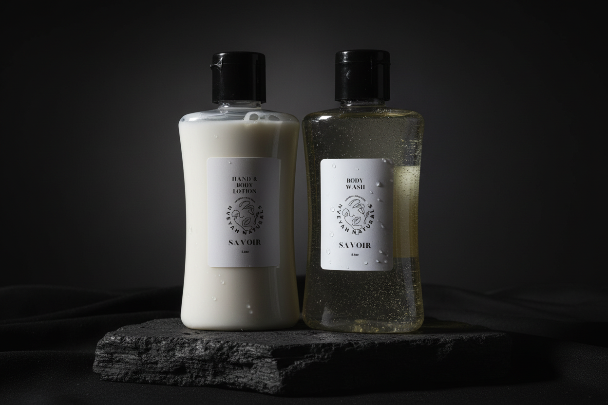 Savoir Body Wash & Hand Lotion Set - Masculine Fragrance